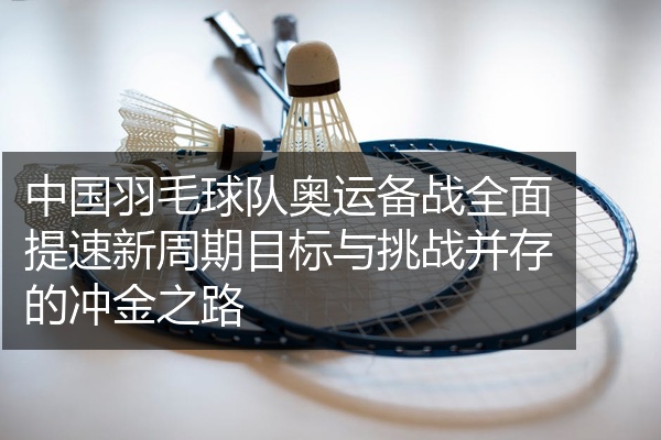 中国羽毛球队奥运备战全面提速新周期目标与挑战并存的冲金之路